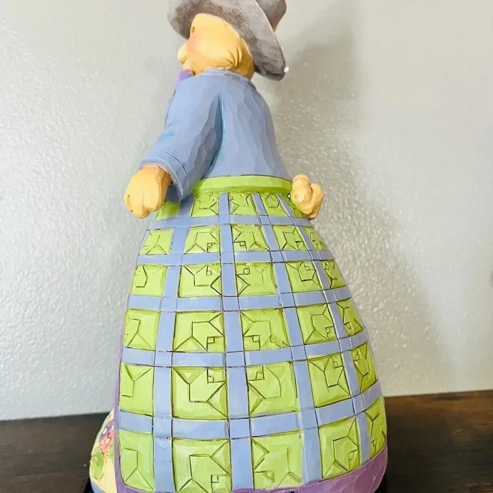 Jim Shore Heartland Creek Easter Egg Hunt Lighted Figurine Spinning Scene NWT